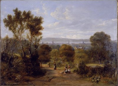 Veduta di Jesmond, Newcastle upon Tyne, c.1845 da Elizabeth Burdon Sanderson